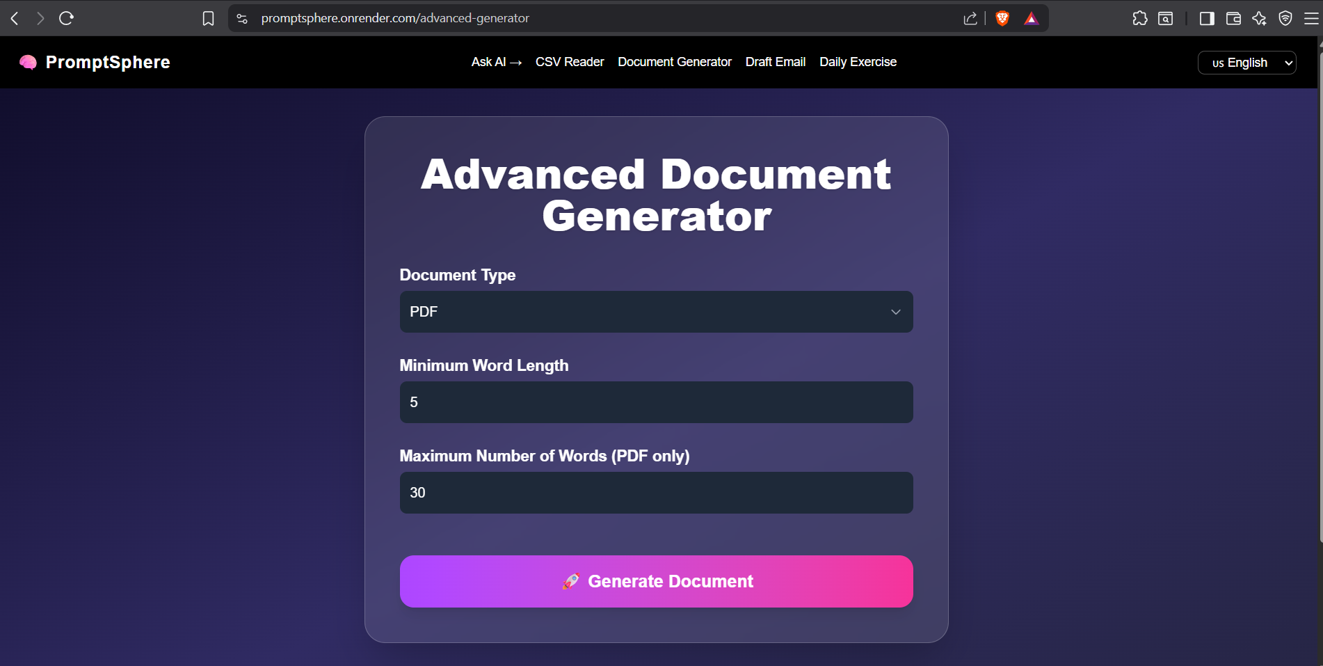 PromptSphere Screenshot 3